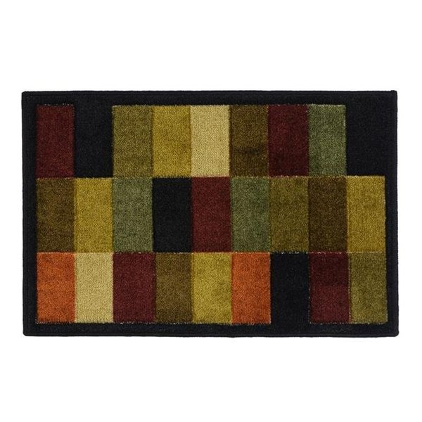 Madison Industries Madison Industries COLBL-20X30 20 x 30 in. Color Blocks Accent Rug; Multi-Color COLBL-20X30